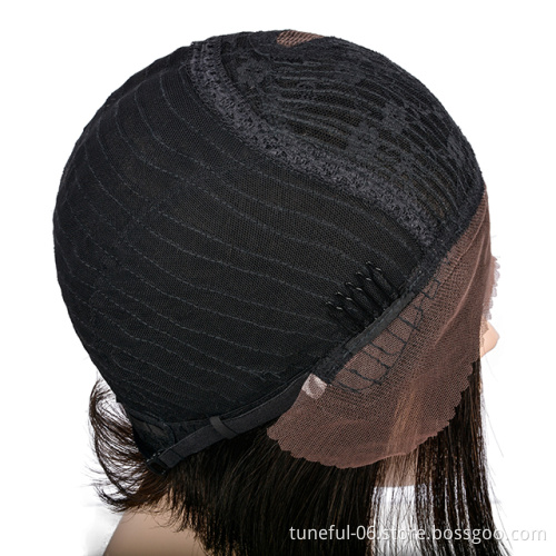 Unique design hot sale bob wigs with bangs bob wig short  human hair wigs